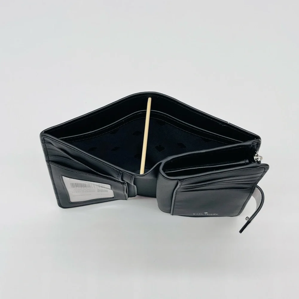 Kate Spade Medium Colorblock Compact Bifold Wallet - Picture 6 of 9